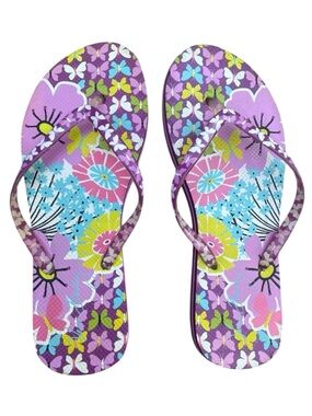 Vera Bradley Floral Butterfly Sandals